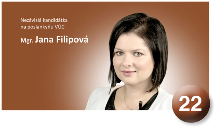 Jana Filipová kandiduje za poslynkyňu ŽSK