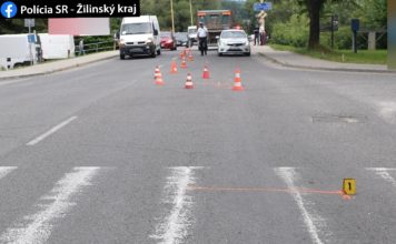 KYSUCE: Dopravná nehoda s účasťou chodca na priechod pre chodcov